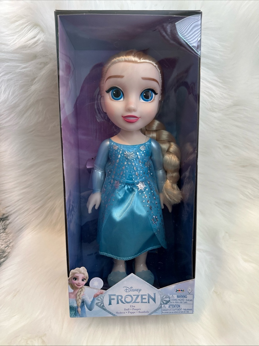 Disney Elsa Doll in Shimmery Blue Outfit